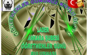 ANKARA ŞUB.ÖĞRETMENLER GÜNÜ 29.11.2016