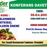 BESLENME KONFERANSI lADER